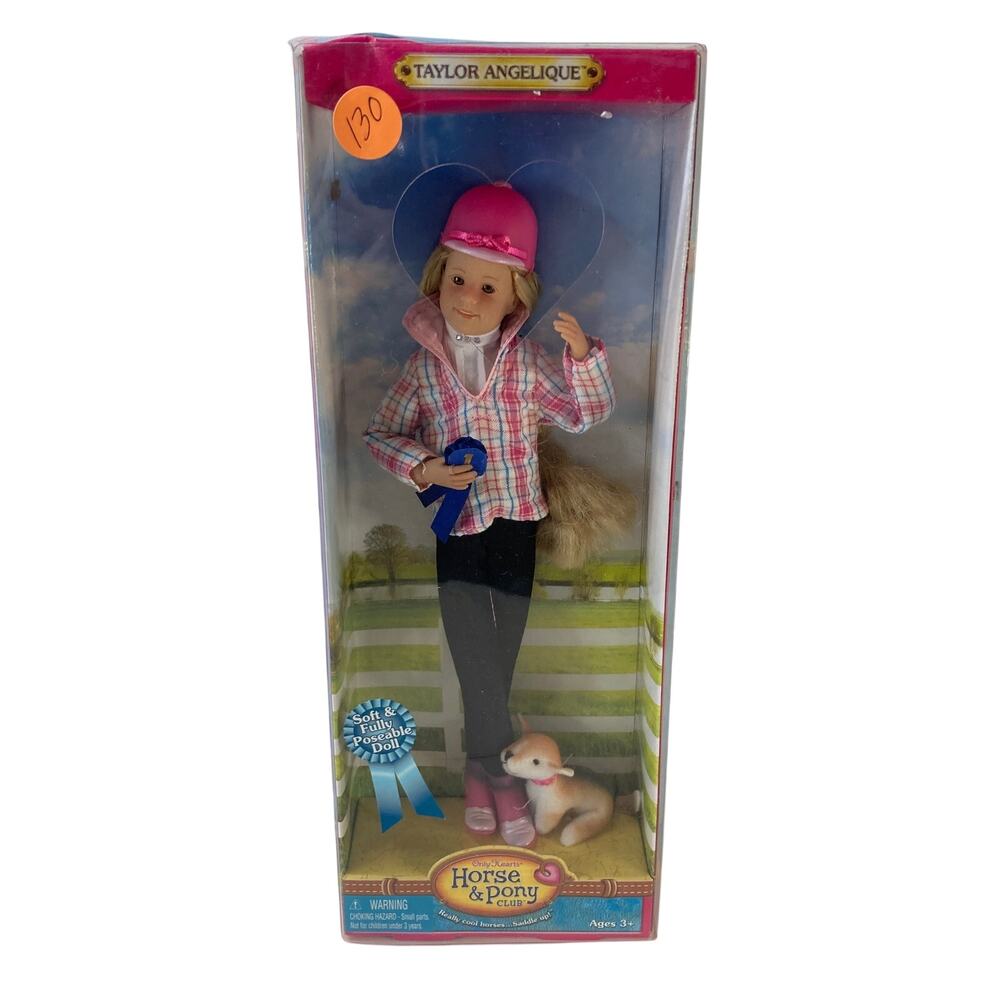 Y2K Only Hearts Club 9" Taylor Angelique Horse & Pony Club Doll (2008) NRFB